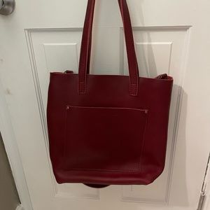 Portland Leather Goods Full Crossbody Cranberry